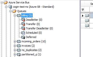 Queues in Service Bus